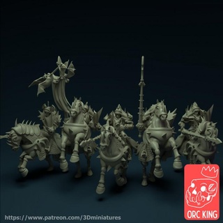 sangue cavaleiros orc rei estúdio tampo mesa personagens criaturas fantasia universo exército Morto vivo Vampiros conta undeadarmy vampiros 3d print model - Mito3D