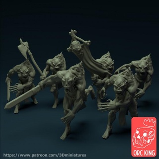 goullar ork kral stüdyo masaüstü karakterler yaratıklar fantezi Evren ölümsüz Miktar vampirler ordu vampir hesapları 3d print model - Mito3D