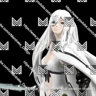 cero drakengard 3 mandrágora ventilador Arte acción cifras anime manga continuar hembra figura juego niña espada magia nier replicante dragón 3d print model - Mito3D