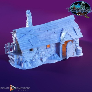 favela barraco infinito dimensões jogos tampo mesa 3D imprimível terreno fantasia construção casa medieval velho abandonado habitação decrépito raquítico 3d print model - Mito3D
