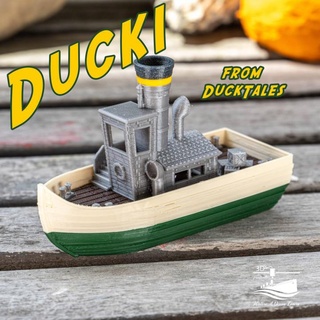 ördek ducktales Vandragon hayran Sanat aksiyon rakamlar tekne çocuklar yüzer gemi oyuncak komik gemiler yüzmek römorkör oyun zamanı tekneler küvet 3d print model - Mito3D