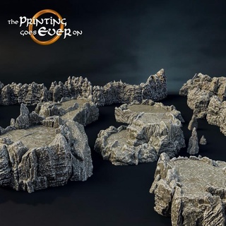 cave terrain system - supportless printing goes ever bug building environment fantasy fdm filament insect modular nature rpg wargaming warhammer rock wall spider lotr tabletop web dungeon insects bugs rocks 28mm dnd walls frostgrave skirmish scatter arachnid 5e cobweb spiderspiders 3d print model - Mito3D