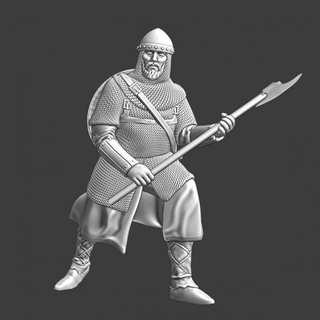 medieval byzantine axe warrior northern crusades miniatures  Tabletop Tabletop Characters & Creatures Historical Universe Tabletop Tabletop Characters & Creatures axe figure guard medieval model shield soldier wargaming russian miniature infantry toysoldier rus crusader byzantine crusades varangian  3d print model - Mito3D