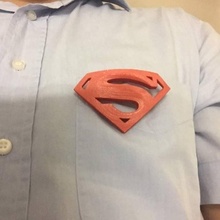 superman yay mücevher 3d print model - Mito3D