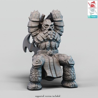 dwarf stone golem 2moronic miniatures Tabletop Characters & Creatures Fantasy Universe board dragons dungeons fantasy game mini rpg miniature tabletop d&d dnd pathfinder dwarves 5e pre-supported 2e glems 3d print model - Mito3D