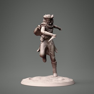 woodland girl clynche art Tabletop Characters & Creatures Fantasy Universe forest wood tabletop dnd 3d print model - Mito3D