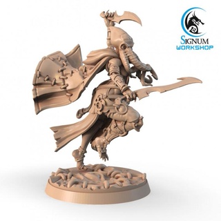 tecelão mental signum oficina masmorras fantasia miniaturas espada Guerreiro dual tampo mesa pressa ttrpg Illithid matador mentes pré suportado manejar 3d print model - Mito3D