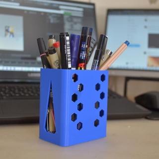 Stift Halter Unterstützung Box fxpear Friedrich David sena cool einfach fdm Ingenieur Blau verhexen 3d print model - Mito3D