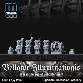 spanish succession artillery micron miniatures  Tabletop Tabletop Characters & Creatures Historical Universe Tabletop Tabletop Characters & Creatures Tabletop Tabletop Vehicles & Machines 6mm ssw  3d print model - Mito3D