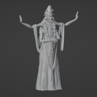 mephala goodcat3d Tabletop Characters & Creatures Fantasy Universe display goddess statue oblivion elderscrolls dnd shrine daedra 3d print model - Mito3D