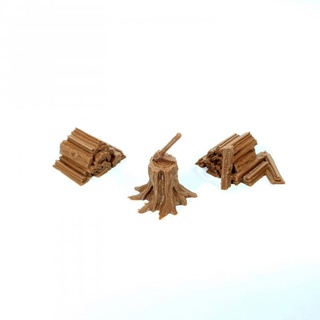 legna tritare place tavolo terreno dnd rpg spargere Jason beckers 3D stampabile fantasia ascia albero mucchio 3d print model - Mito3D