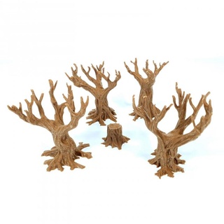 Bäume Tischplatte Terrain dnd Rollenspiel streuen Jason Beckers 3D druckbar Fantasie Wald Baum Holz 28mm Baumstumpf 3d print model - Mito3D