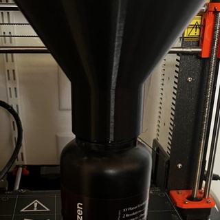 phrozen resin bottle funnel alan werner Build a 3D Printer 3d print model - Mito3D