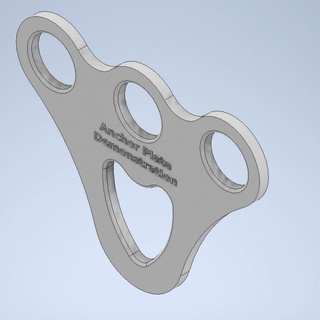 Anker Teller Demonstration marcelo maffeis bauen 3D Drucker anchor 3d print model - Mito3D