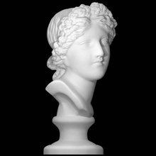 busto ninfa salmacis union des mus es nationaux parigi scansione 3d print model - Mito3D