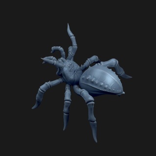 tarantula spider 3dprintingrealms Tabletop Characters & Creatures Fantasy Universe wargames dnd 3d print model - Mito3D