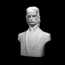 gheorghe lazar busto astra park sibiu scan 3d print model - Mito3D