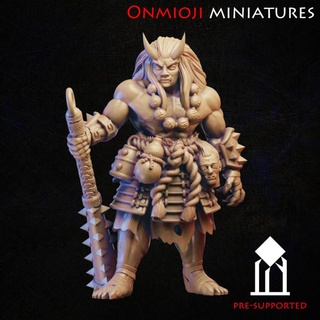 démon oni Stanislav Kuznetsov Japon monstre guerrier miniature table ogre samouraï asiatique 3d print model - Mito3D