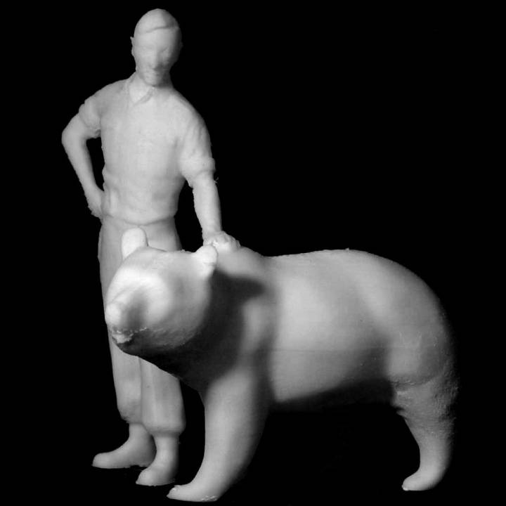 solider Bär 'wojtek' princes street edinburgh scan 3D print model - Mito3D
