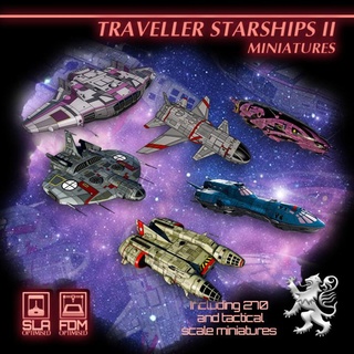 traveller starship miniatures ii 2nd dynasty Tabletop Characters & Creatures Sci-Fi Universe Vehicles Machines future rpg sci-fi science space star terrain vessel war scifi tabletop tactical 270 openlock danger 2nddynasty officialtraveller 3d print model - Mito3D