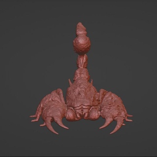 calcul Scorpion goodcat3d table personnages créatures fantaisie univers créature afficher monstre dnd sombre 3d print model - Mito3D