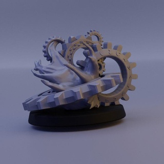 büyü çark dişleri ggg Martin minyatürler masaüstü 3D yazdırılabilir arazi fantezi harf kodlamak Ageofsigmar sonsuz büyüler 3d print model - Mito3D