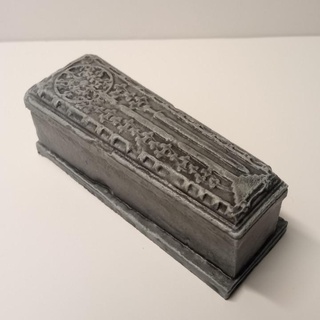 ardrossan sarcophagus f liam mckinstry Tabletop 3D Printable Terrain Fantasy fantasy medieval scotland burial historic templars stonecoffin 3d print model - Mito3D