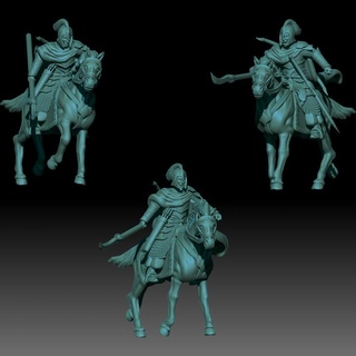 kzkminis - oathbreaker elves elven knights Tabletop Characters & Creatures Fantasy Universe lotr esdla mesbg rivendel 3d print model - Mito3D
