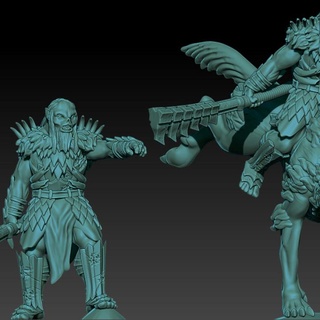 Presa Ferro clã filho Aznarg tampo mesa personagens criaturas fantasia universo lotr Esdla mesbg Gundabad bolg 3d print model - Mito3D