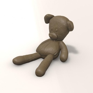 mrbean's teddy teresa Home & Garden Homeware Ornaments cute mrbean 3d print model - Mito3D