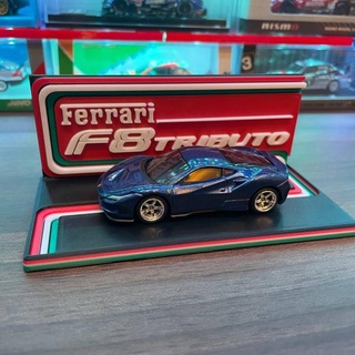 Tomica Ferrari f8 Tribut Anzeige Base Giga Spielzeuge Spiele Spielzeug Fahrzeuge ferrarif8 f8tributo 3d print model - Mito3D