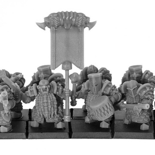 infernal regimento Império miniaturas tampo mesa personagens criaturas fantasia universo jogos guerra martelo tabuleiro caosdwarf caosdwarfs anões caos 3d print model - Mito3D