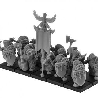 régiment immortels Empire miniatures table personnages créatures fantaisie univers jeux guerre marteau société chaos nains nain années del 3d print model - Mito3D