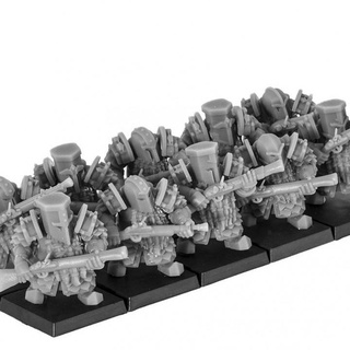 infernal guerriers Empire miniatures table personnages créatures fantaisie univers jeux guerre marteau société chaos nains nain années del 3d print model - Mito3D