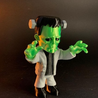 frankenstein stlflix ventilador Arte acción cifras horror monstruo juguete toyart 3d print model - Mito3D