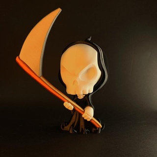 moissonneuse stlflix ventilateur art action figures mythologie squelette jouet d'art 3d print model - Mito3D