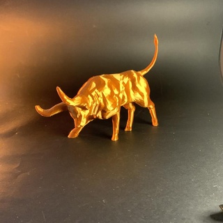 Toro orso Basso poli stflix giocattoli Giochi animale creatura figure animali casa lowpoly arredamento mercato in rialzo 3d print model - Mito3D