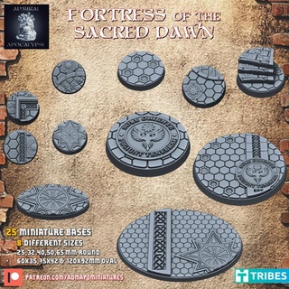fortress sacred dawn bases pre-supported admiral apocalypse Tabletop accessories decoration honeycomb light medieval terrain emperor sun imperial lotr stairs castle phoenix throne palace paladin cast knights guards guild 3d print model - Mito3D