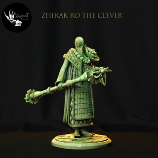 zhirak ro inteligente vagabundo miniaturas tampo mesa personagens criaturas fantasia universo monge masculino dnd 32mm 3d print model - Mito3D