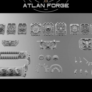 Hades araç süsler Atlanta dövme masaüstü karakterler yaratıklar Sci Fi Evren Araçlar makineler 3d Yazdır fantezi cehennem parçalar sci fi bilimkurgu savaş oyunu 32mm Grimdark 3d print model - Mito3D