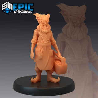 halfling inventor barnabas male gnome wildling steampunk tech character epic-miniatures fantasy medieval monster rpg warhammer character tech steampunk inventor sla male enemy gnome tabletop dungeon dnd pathfinder halfling npc pre-supported supported pre wildling barnabas  3d print model - Mito3D