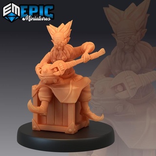 halfling inventor barnabas repairing male gnome wildling steampunk tech character epic-miniatures fantasy medieval monster rpg warhammer sla enemy tabletop dungeon dnd pathfinder npc pre-supported supported pre 3d print model - Mito3D
