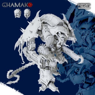chaos titan ghamak Tabletop Characters & Creatures Sci-Fi Universe 40k dark grim orc sci-fi war warhammer steampunk hammer scifi mech steam 40 orks 40000 grimdark orkz 3d print model - Mito3D