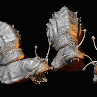 kaos Salyangozlar standart sanat boyama 40k savaş canavar karanlık fantezi böcek doğa kabuk Warhammer salyangoz oyunu balçık deko nurgle solucan gastropod omurgasız sümüklüböcek 3d print model - Mito3D