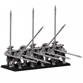 alemão piqueiros Império miniaturas tampo mesa personagens criaturas fantasia universo jogos guerra martelo tabuleiro abordado 3d print model - Mito3D
