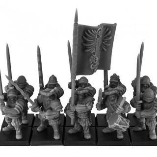 regimento doppelsoldner Império miniaturas tampo mesa personagens criaturas fantasia universo jogos guerra martelo tabuleiro abordado 3d print model - Mito3D
