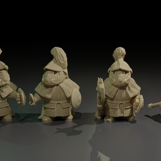 cardeal Guiné guarda preá forja tampo mesa personagens criaturas fantasia universo porco rpg d 28mm dnd antropomórfico blindado rabugento 3d print model - Mito3D