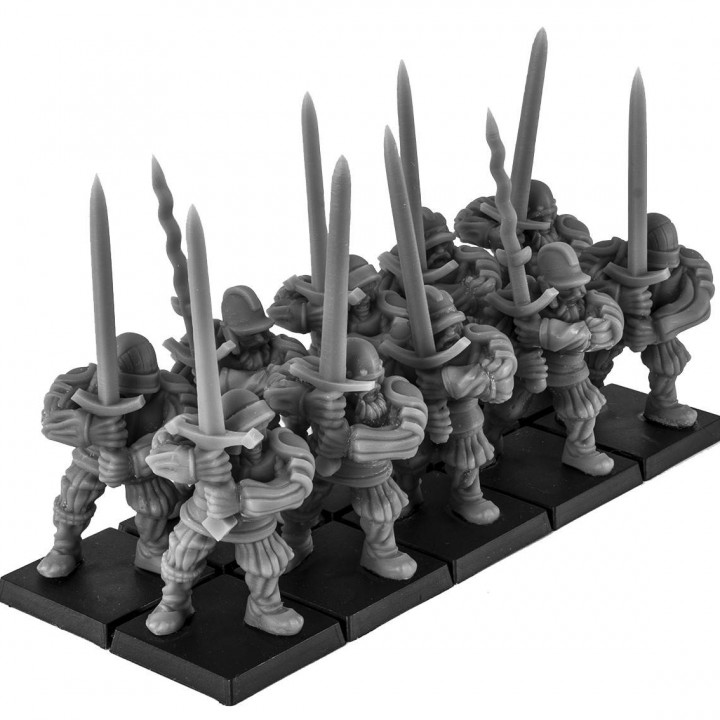 doppelsoldner imparatorluk minyatürler masaüstü karakterler yaratıklar fantezi Evren savaş oyunları Warhammer masa kapalı 3D print model - Mito3D