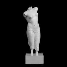 fragement venere capitolina louvre parigi scansione sesso femminile marmo nudo esquilino torso 3d print model - Mito3D
