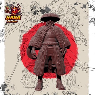 agricultor defensor 2 saga miniaturas tampo mesa personagens criaturas fantasia universo Japão japonês minis samurai asiática oni civil milícia 3d print model - Mito3D